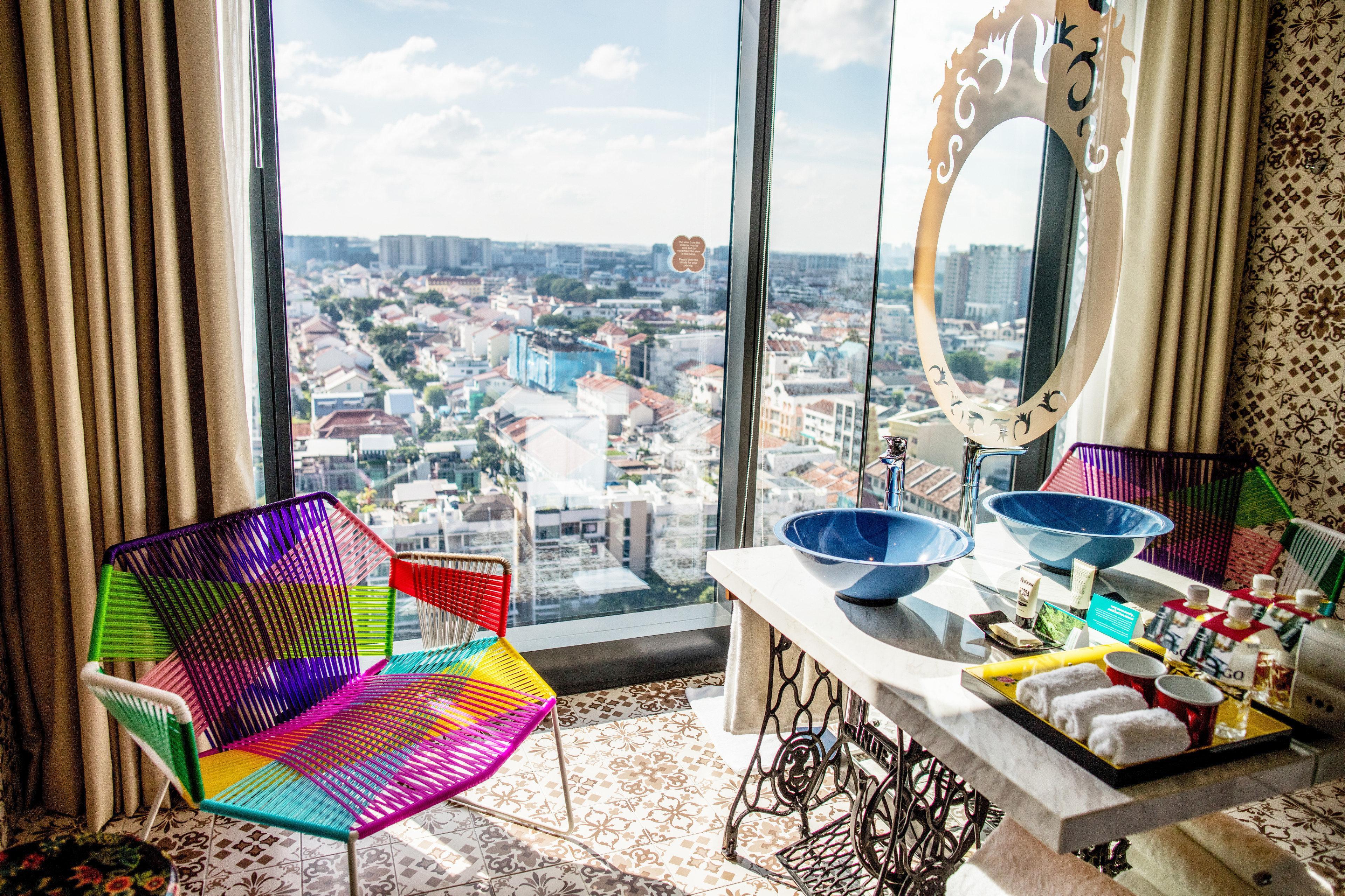 โรงแรมอินดิโก สิงคโปร์ กาตง ภายนอก รูปภาพ A view of the city from the hotel
