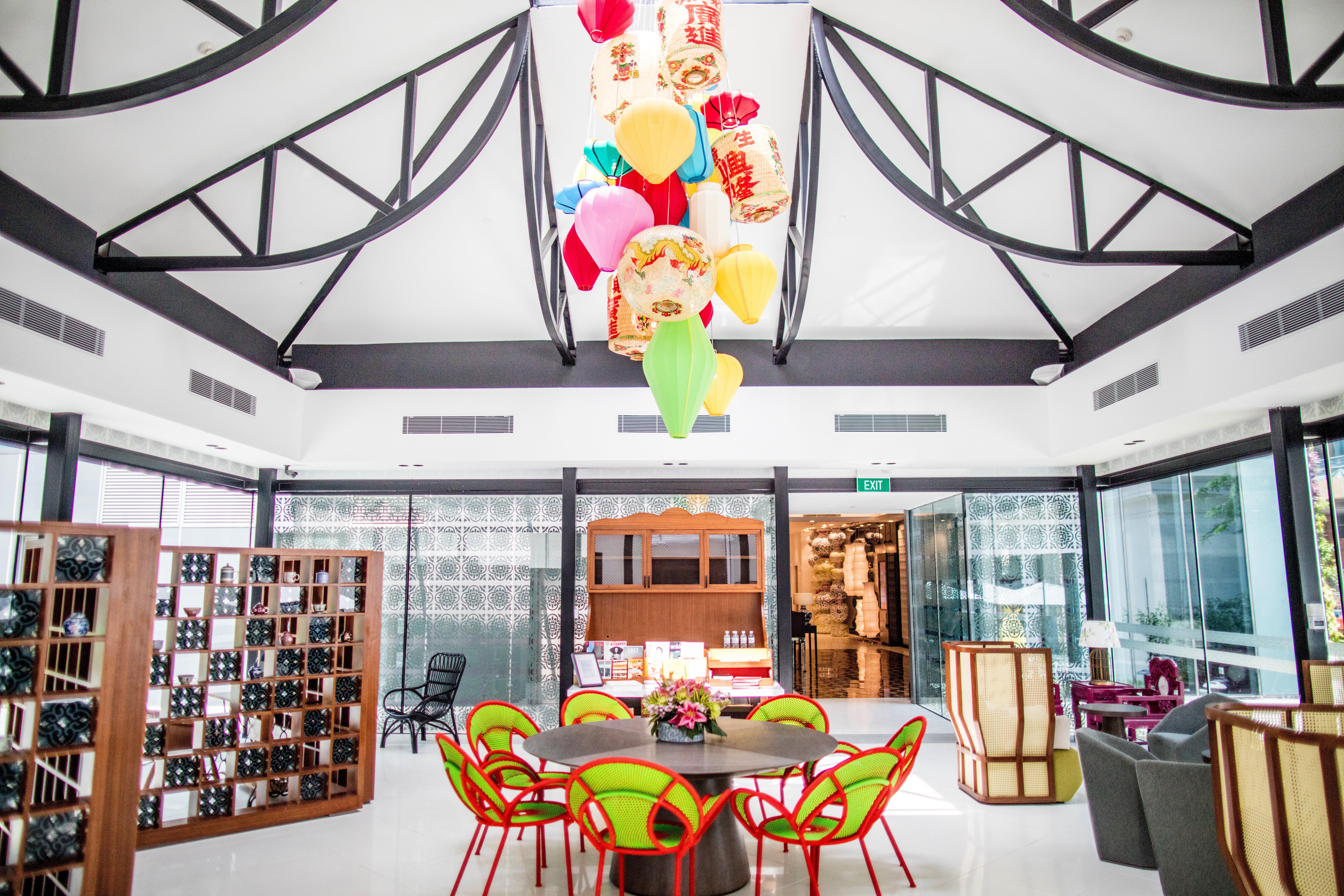 โรงแรมอินดิโก สิงคโปร์ กาตง ภายนอก รูปภาพ The interior of the restaurant